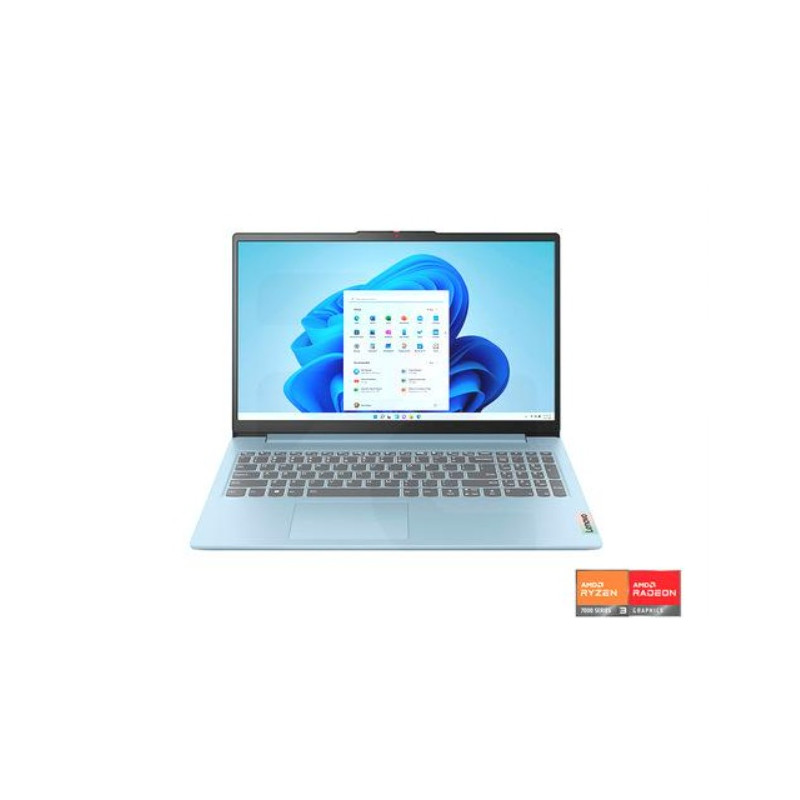 Notebook Ideapad Slim 3 Ryzen 3 7320U 15.6" FHD 8GB 512GB SSD Windows 11 Frost Blue