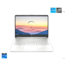 Notebook HP Intel Core i5-1235U 14.0" HD 8GB 512GB SSD Windows 11 Natural Silver 14-dq5019la