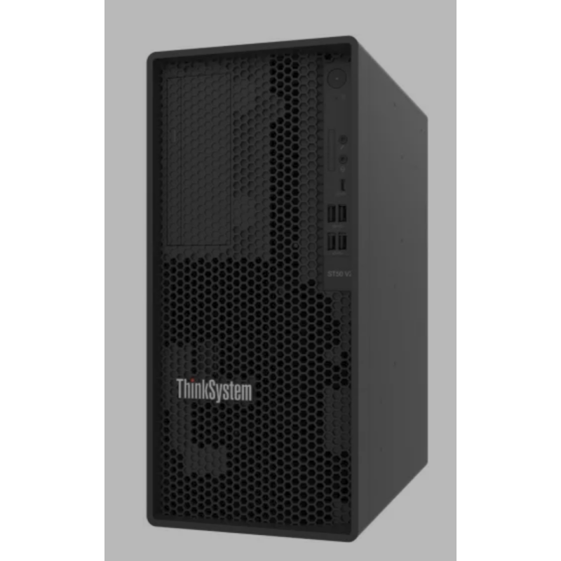 Servidor Lenovo ThinkSystem ST50 V2 lntel Xeon E-2324G 4C RAM 16GB HDD 2TB 500W