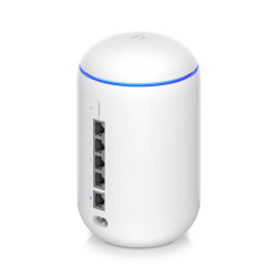 Router Ubiquiti UniFi Dream Router, WiFi 6, 4 Puertos, 2.4/5GHz, Almacenamiento 128GB, Blanco